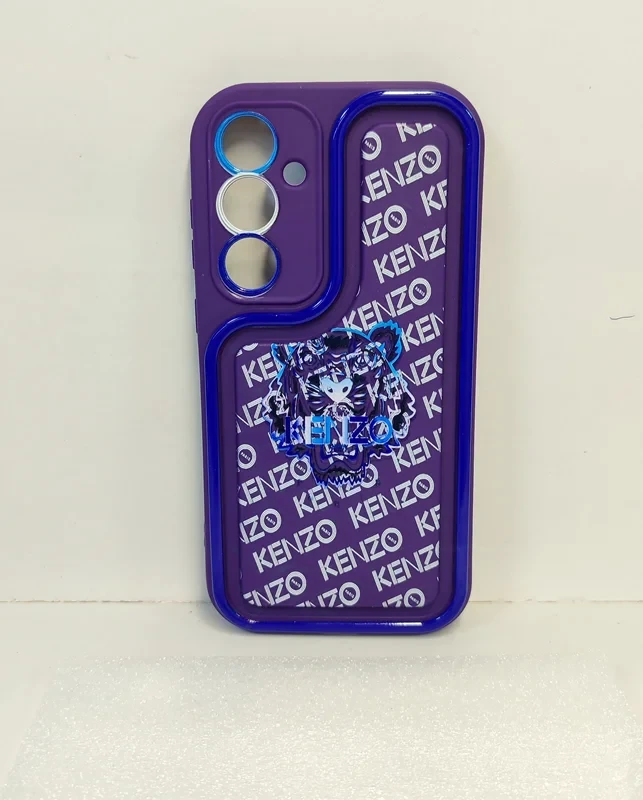 قاب solid case طرح دار samsung galaxy A55/ 4G بنفش / کد:2695