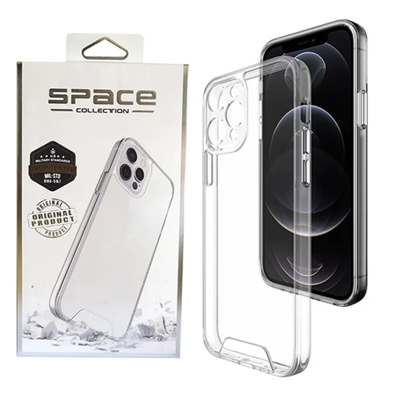 قاب space collection ژله ای شفاف iphone ۱۱ proMax /کد:2617