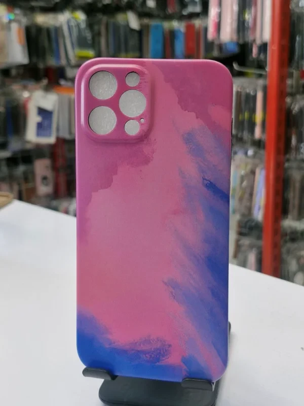 قاب آبرنگی صورتی iPhone 12 Pro max