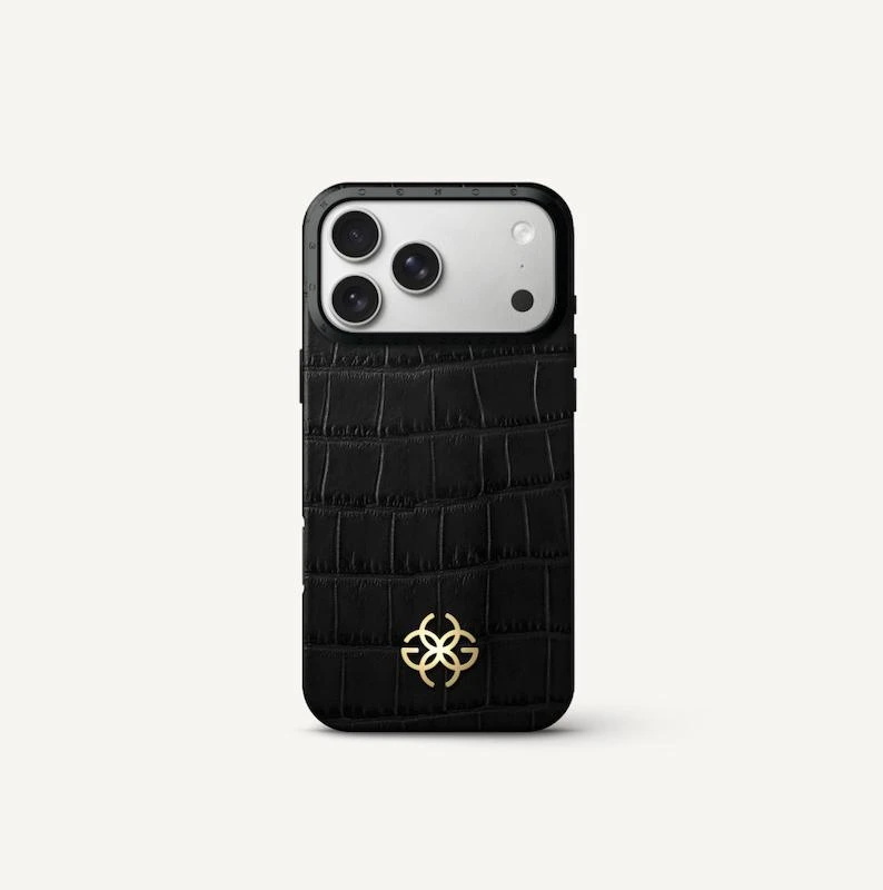 قاب آیفون 17- iPhone Case 17 - Embossed Croco Logo