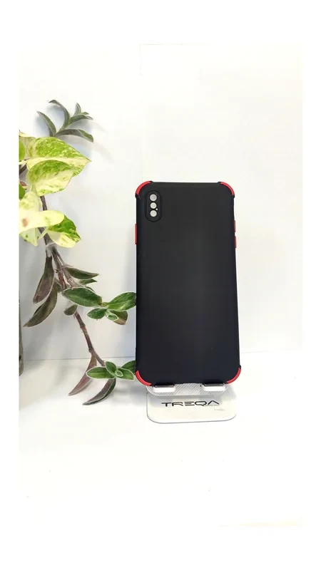 قاب آیفون xs Max مشکی / قاب iphone محافظ لنزدار iphone xs Max