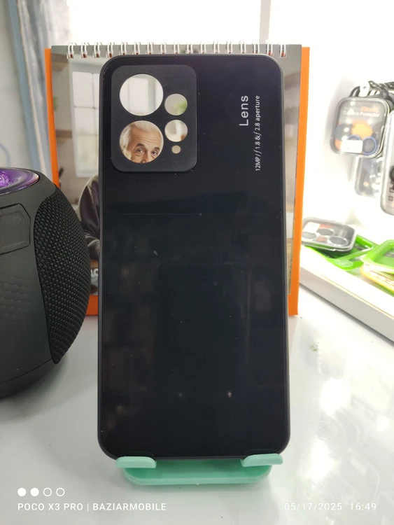قاب اسپرت مردانه رنگ مشکی Redmi note 12 4g