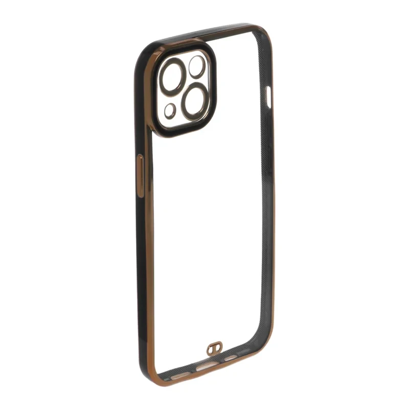 قاب الکتروپلیتینگ محافظ لنزدار iPhone 13/14 – مشکی /کد:2439