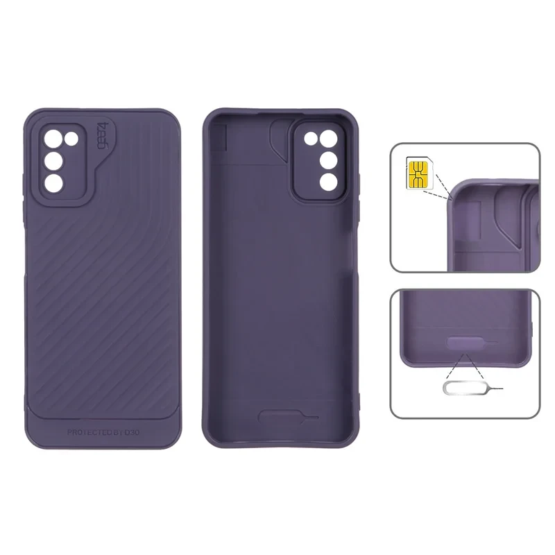 قاب بنفش کبریتی Samsung galaxy a03s/a02s