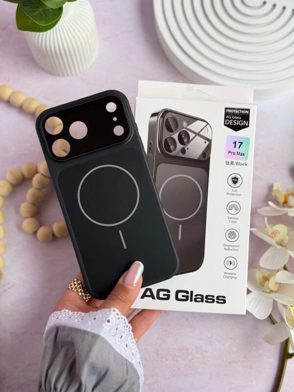 قاب تبدیل آیفون به آیفون 17 برای 13 نرمال از برند AG Glass مشکی