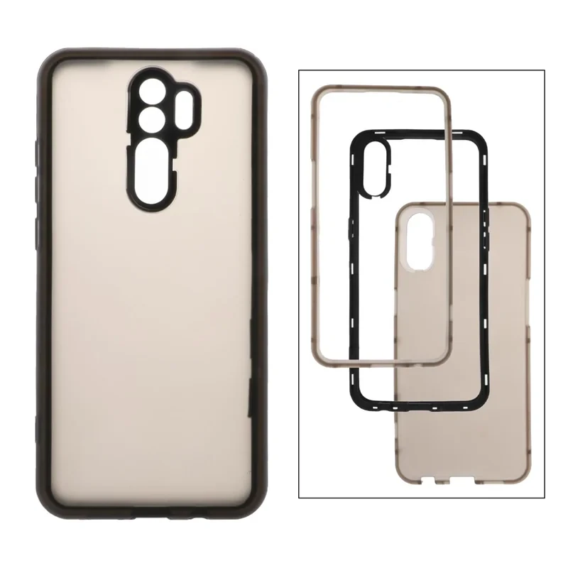 قاب درجه پشت مات Xiaomi Redmi Note 8 Pro - مشکی