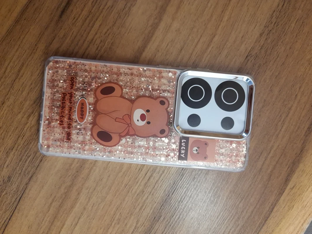 قاب رزینی طرح خرسی xiaomi note 13 pro 4g