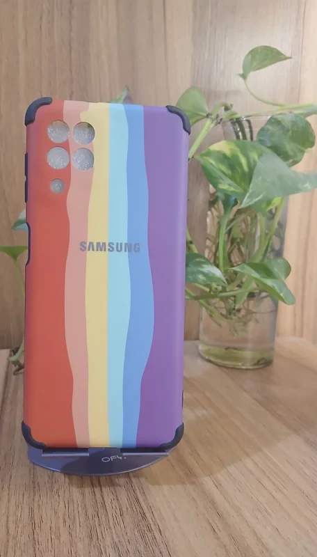 قاب رنگین کمانی samsung a22 4g