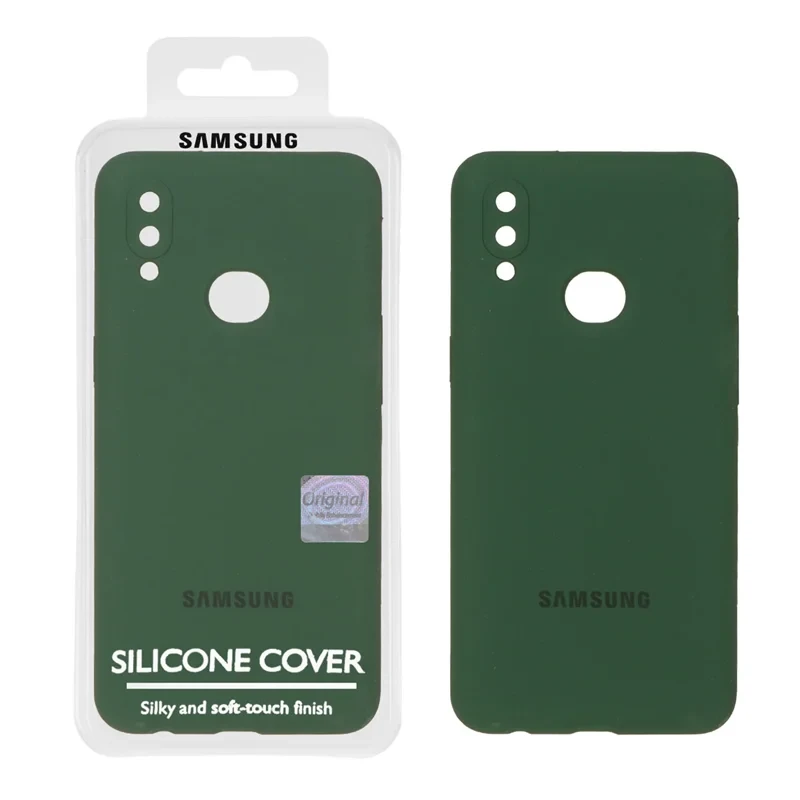قاب سامسونگ سلیکونی پاک کنی اورجینال سبز Samsung galaxy a10s