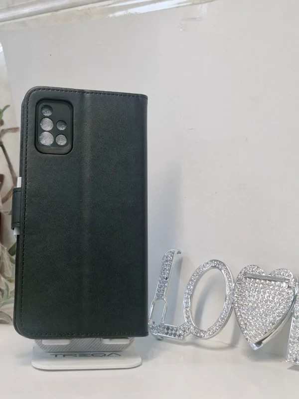 قاب سامسونگ کیفی مگنتی جاکارتی دار مشکی Samsung galaxy A51