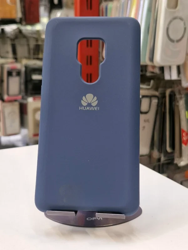 قاب سلیکون آبی Huawei mate 20