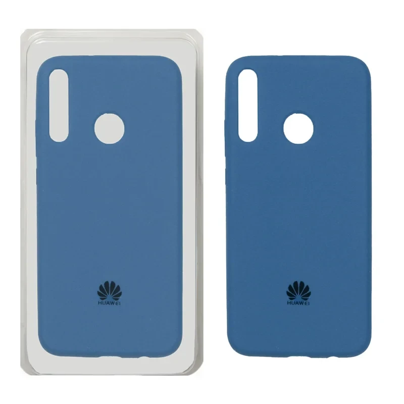 قاب سلیکون اورجینال آبی Huawei y7 p