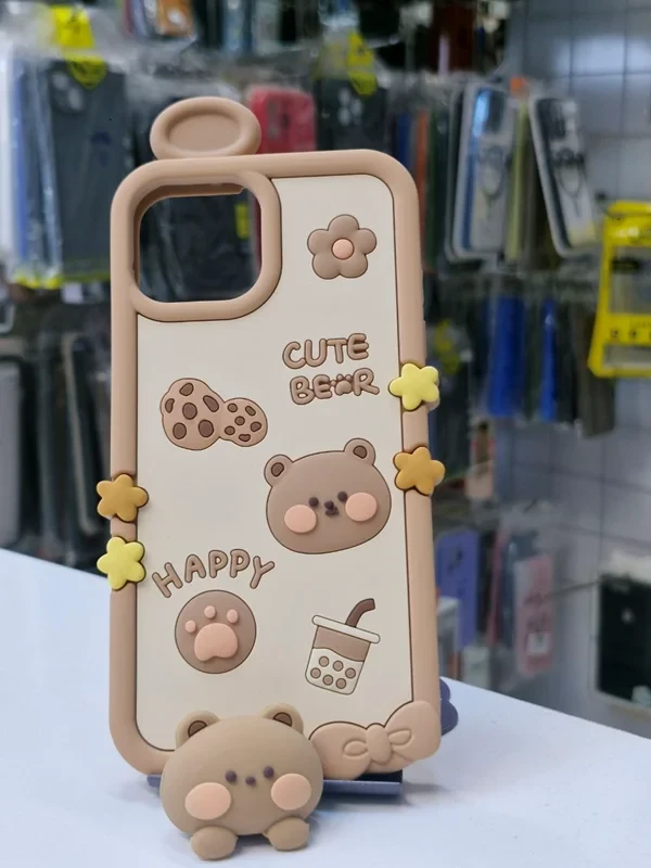 قاب سلیکون اورجینال عروسکی iPhone 13/14/15