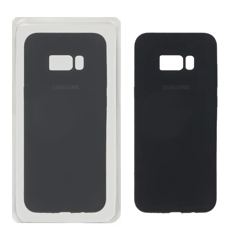 قاب سلیکون اورجینال مشکی Samsung galaxy s8plus