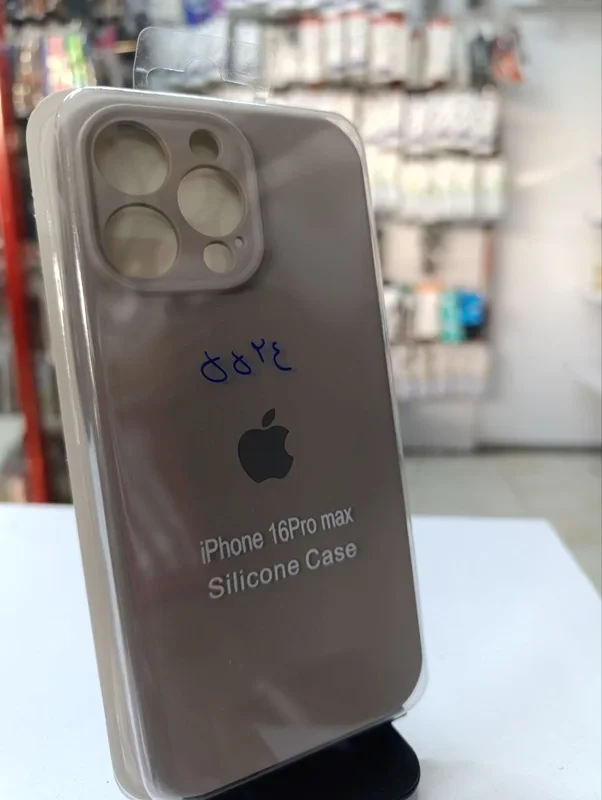 قاب سلیکون اورجینال نسکافه ای iPhone 16 Pro max
