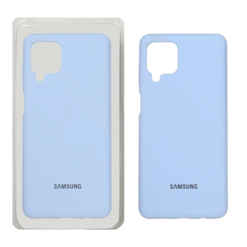 قاب سلیکون اورجینال پاک کنی آبی روشن Samsung galaxy m62