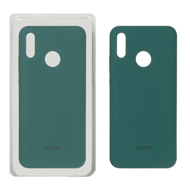 قاب سلیکون اورجینال پاک کنی سبز Huawei y9 2019