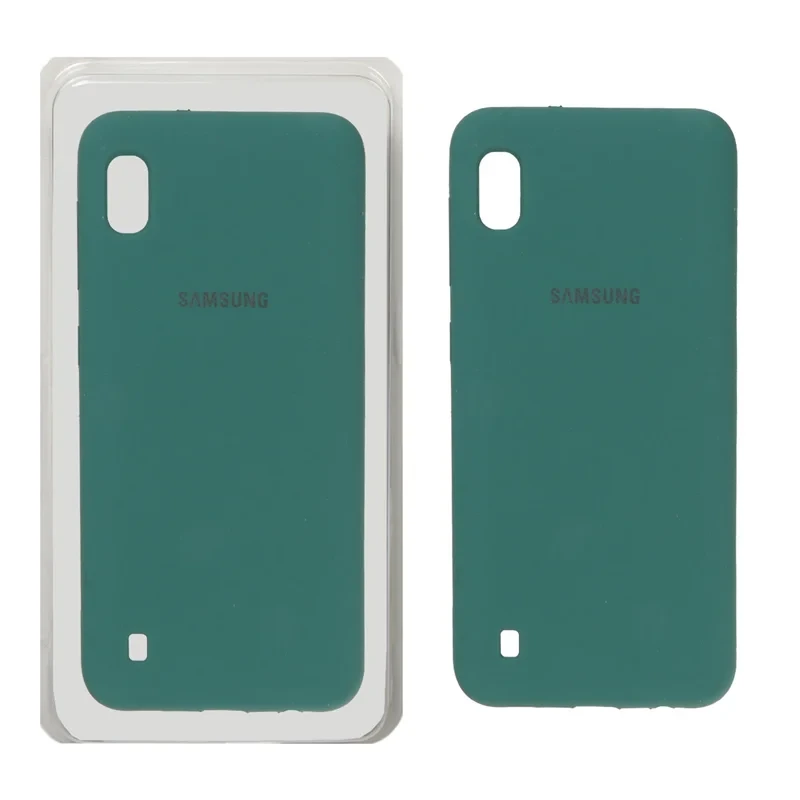 قاب سلیکون اورجینال پاک کنی سبز Samsung galaxy A10