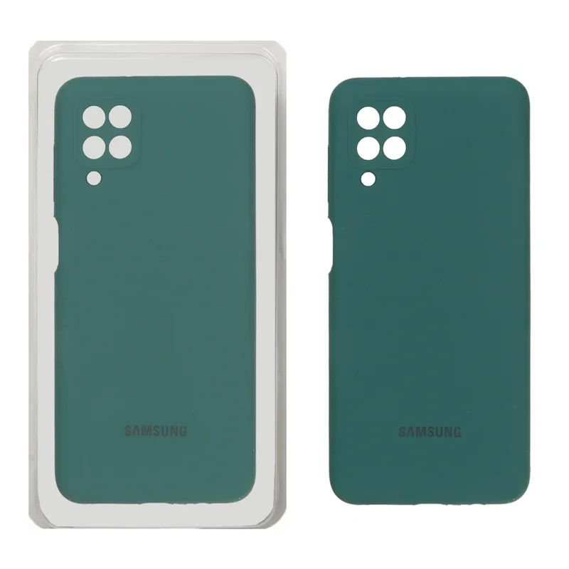 قاب سلیکون اورجینال پاک کنی سبز Samsung galaxy a12