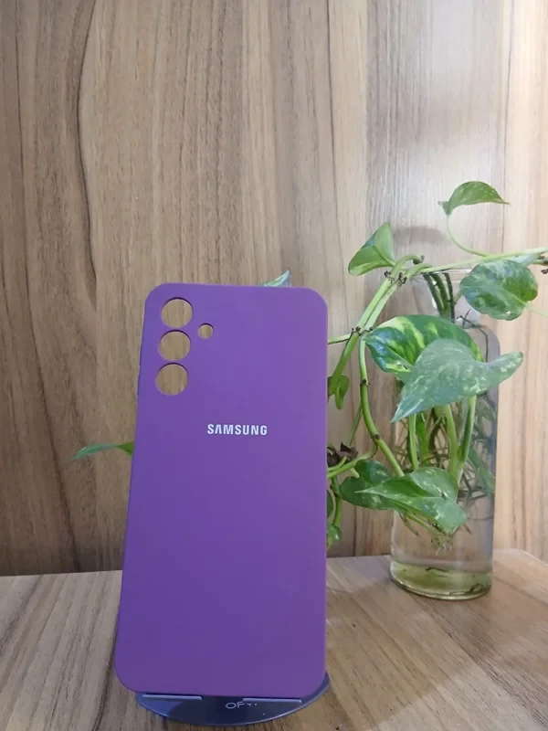 قاب سلیکون بنفش samsung a16