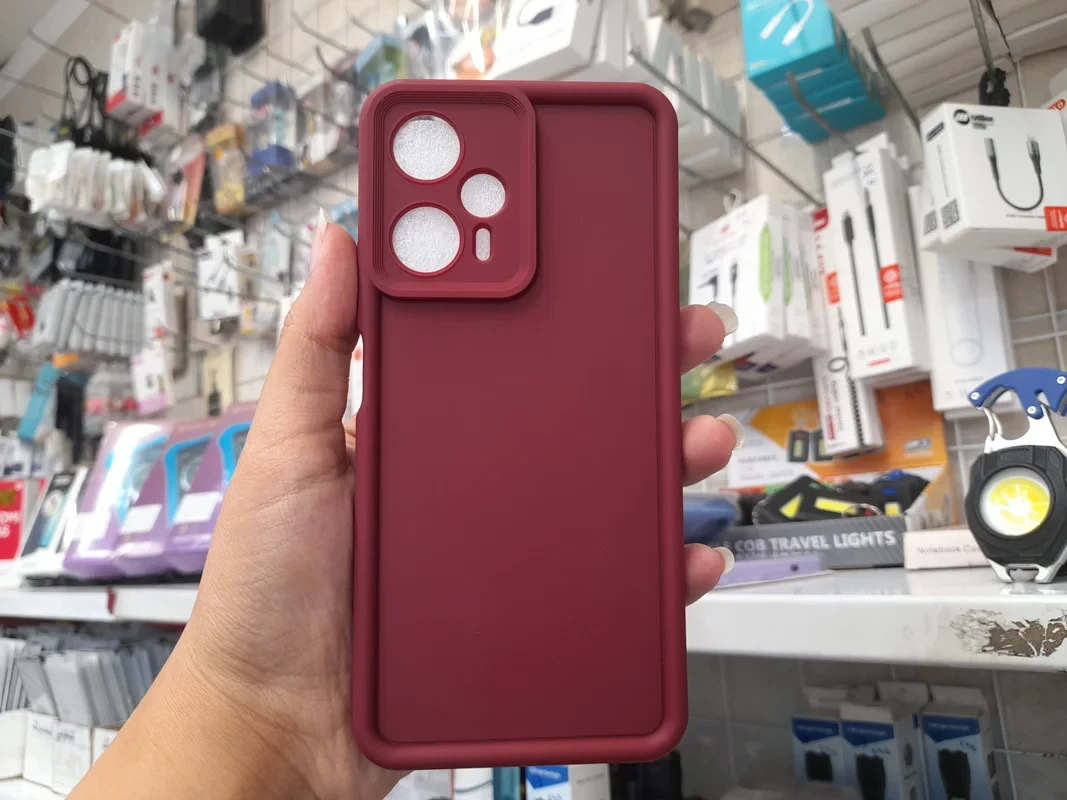 قاب سولید زرشکی xiaomi poco f5