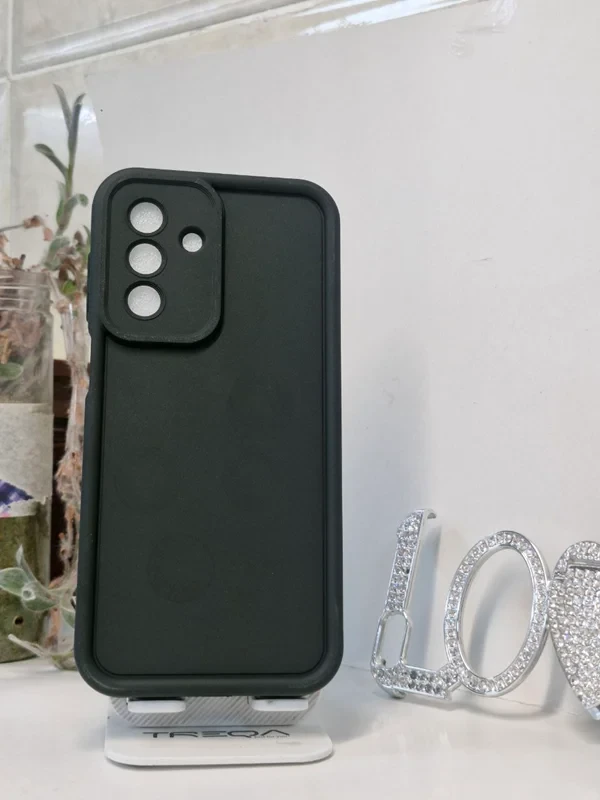 قاب سولید سامسونگ محافظ لنز دار مشکی Samsung galaxy a26