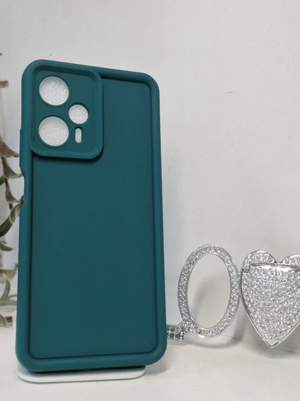 قاب سولید سبز محافظ لنز دار شیاومی xiaomi poco f5