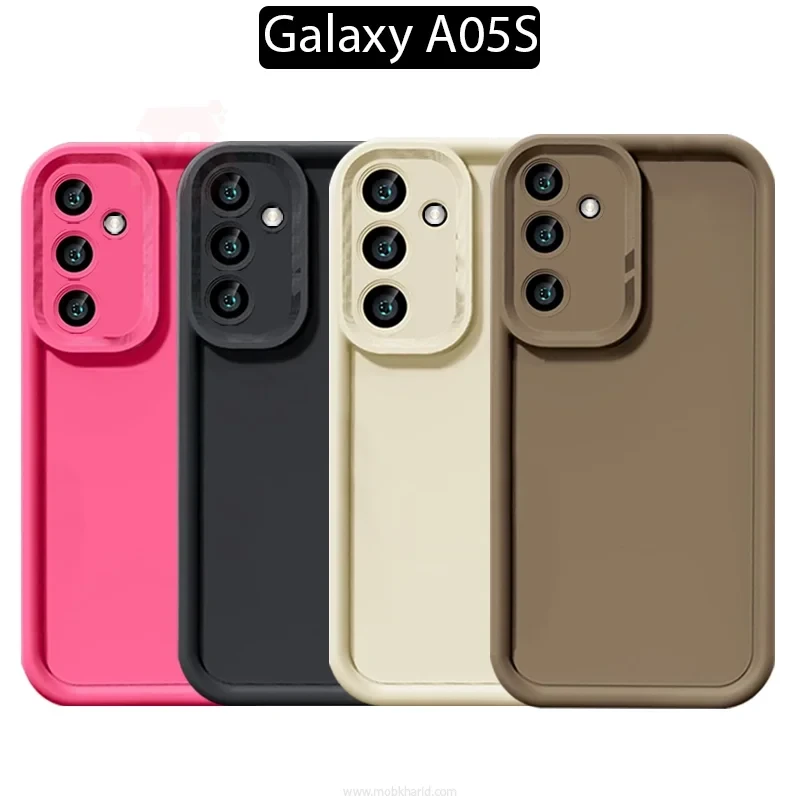قاب سولید سیلیکونی سامسونگ a05s /قاب samsung galaxy A05s محافظ لنزدار قاب محافظ Raised Full camera lens Protect Silicone Case | Galaxy A05s