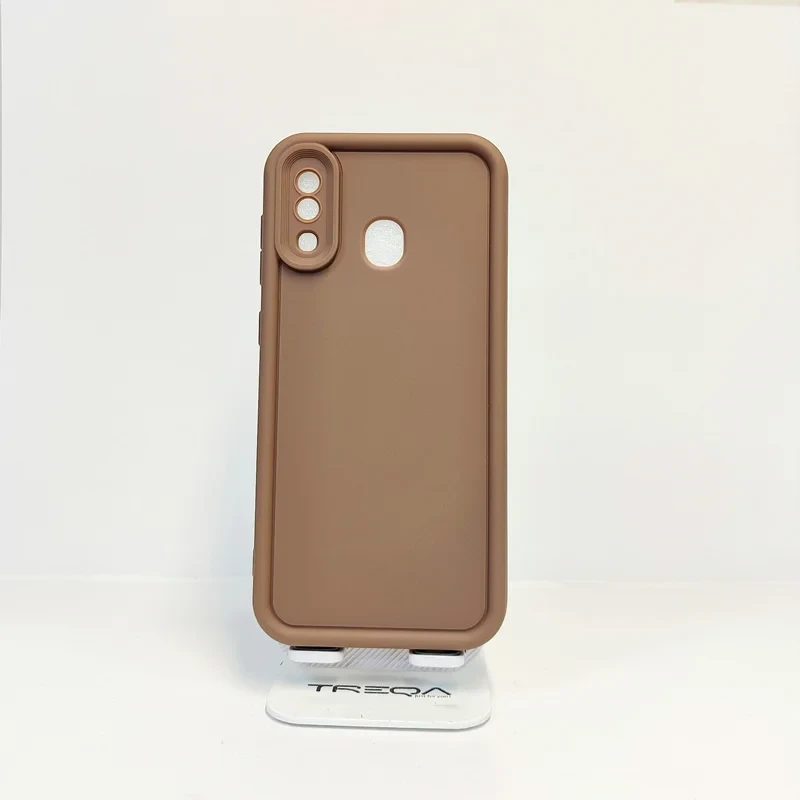 قاب سولید سیلیکونی محافظ لنزدار سامسونگ A3۰ / قاب samsung A۲۰