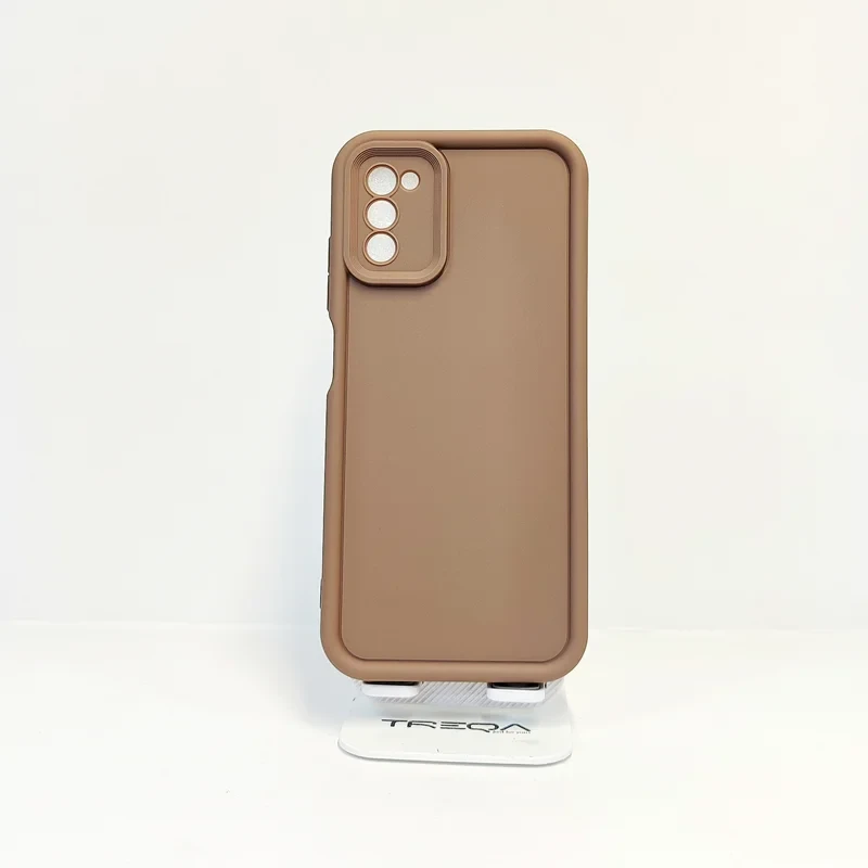قاب سولید سیلیکونی محافظ لنزدار سامسونگ A۰۳s/ قاب samsung A۰۳s