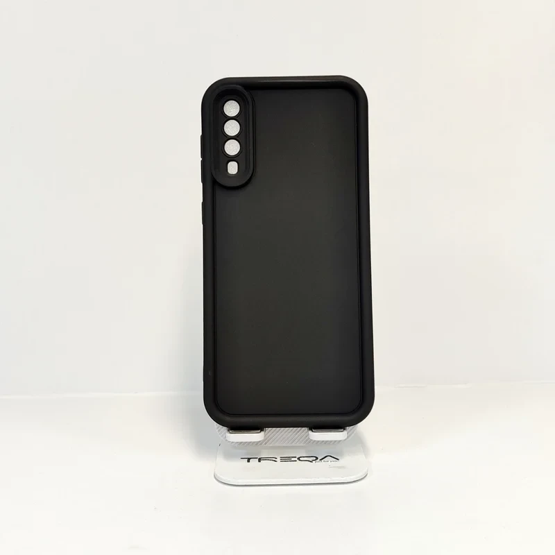 قاب سولید سیلیکونی محافظ لنزدار سامسونگ A۵۰ مشکی / قاب samsung A۵۰ A50s /s30