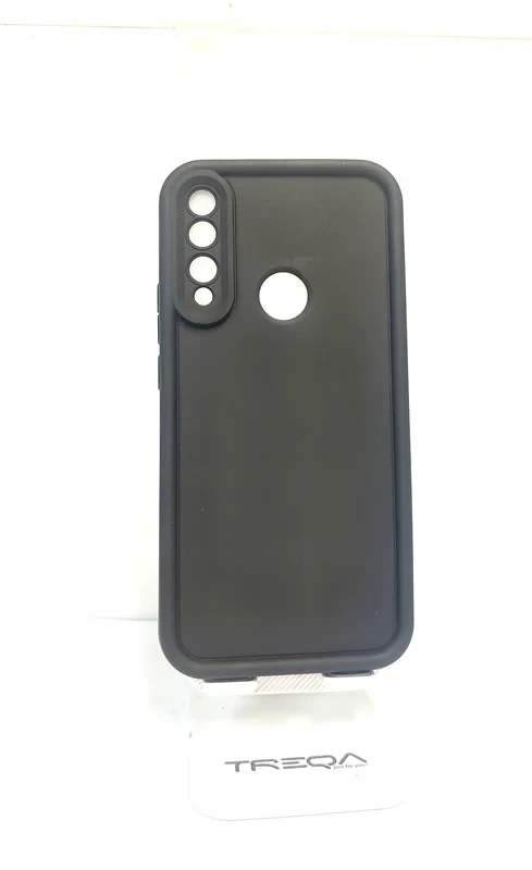 قاب سولید سیلیکونی محافظ لنزدار هواوی. Huawei Y۹ prime ۲۰۱۹ مشکی