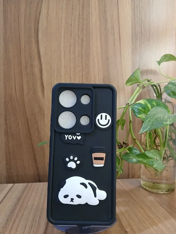قاب سولید طرح دار xiaomi poco m6 pro