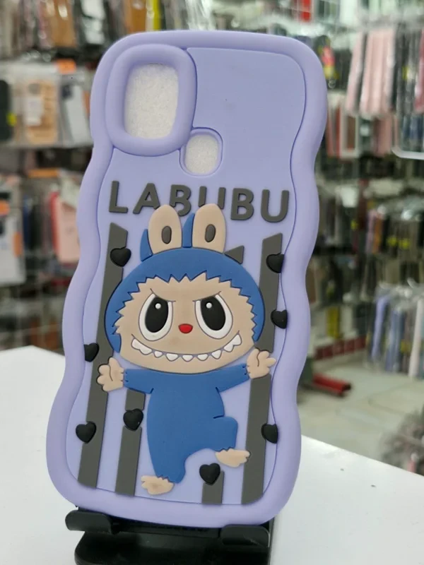قاب سولید طرح عروسکی babubu بنفش Samsung a11