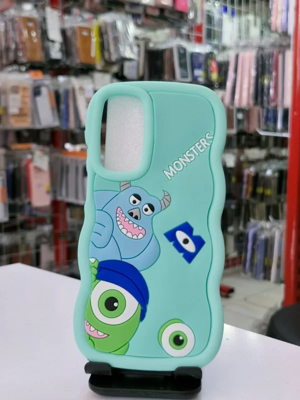 قاب سولید طرح عروسکی babubu بنفش Samsung a16