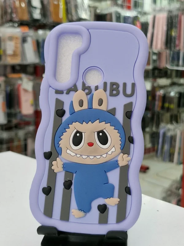 قاب سولید طرح عروسکی babubu بنفش xiaomi note 8
