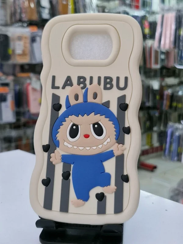 قاب سولید طرح عروسکی babubu کرمی xiaomi poco x3