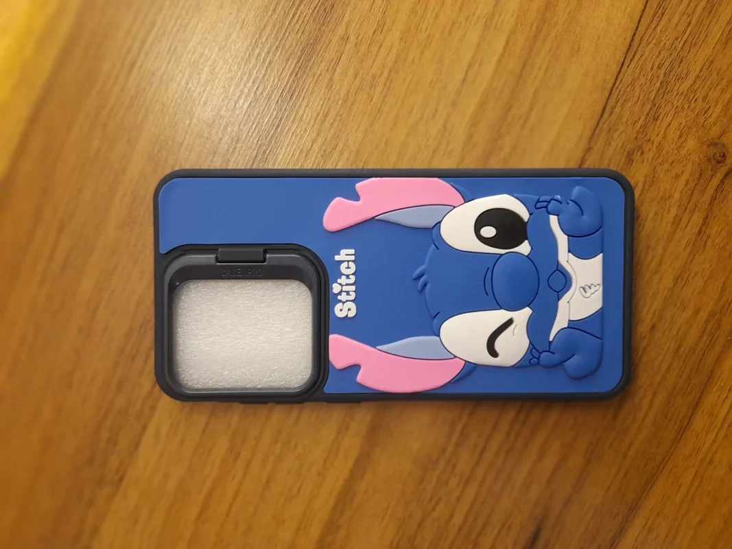قاب سولید عروسکی stitch آبی samsung a05s