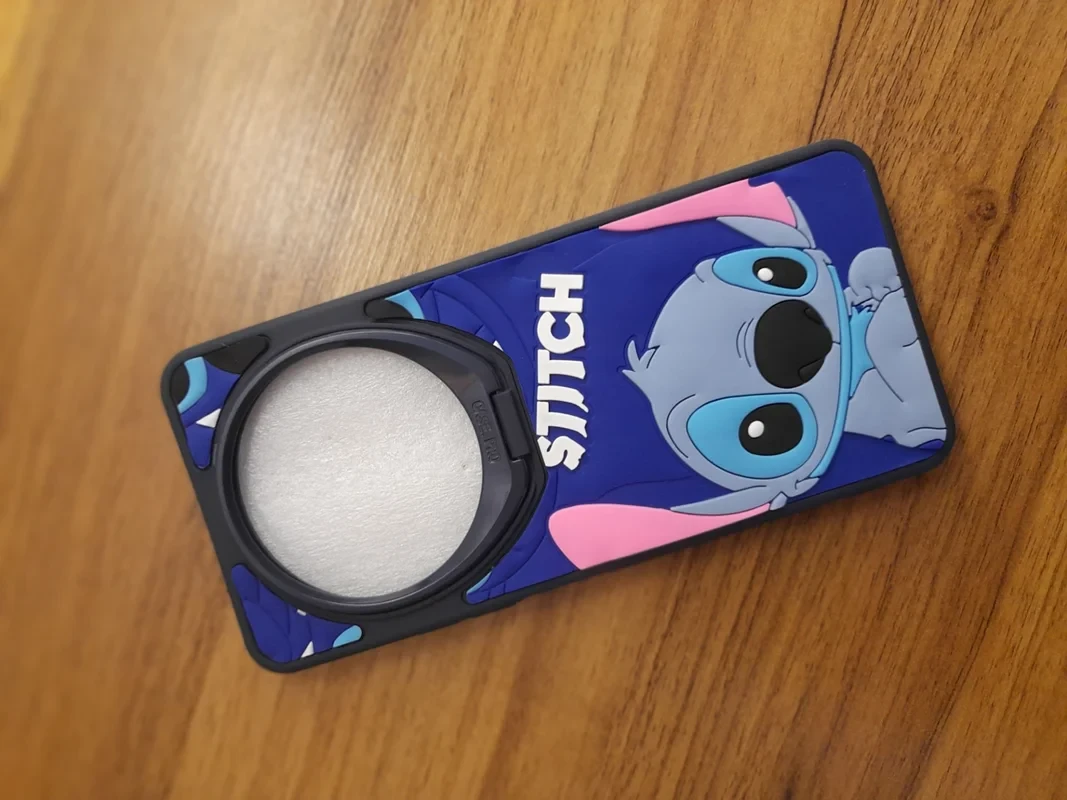 قاب سولید عروسکی stitch آبی xiaomi a4/14c/c75