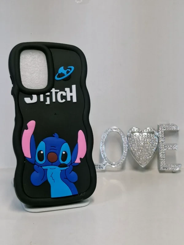 قاب سولید عروسکی stitch فانتزی redmi 10 4G/m5s