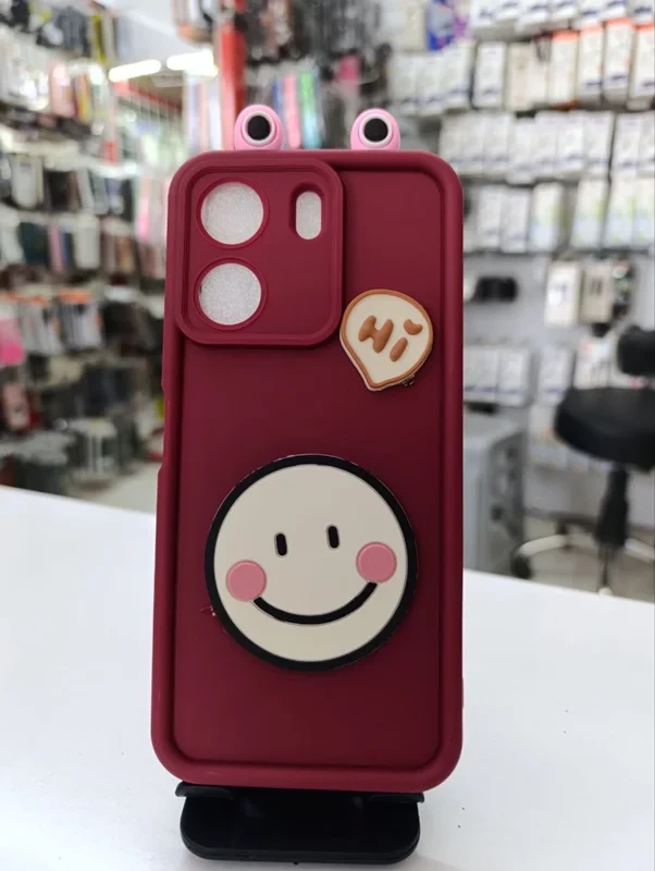 قاب سولید عروسکی زرشکی xiaomi c65