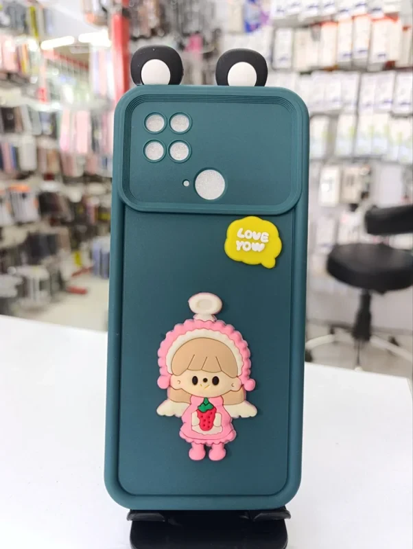 قاب سولید عروسکی سبز xiaomi poco c40