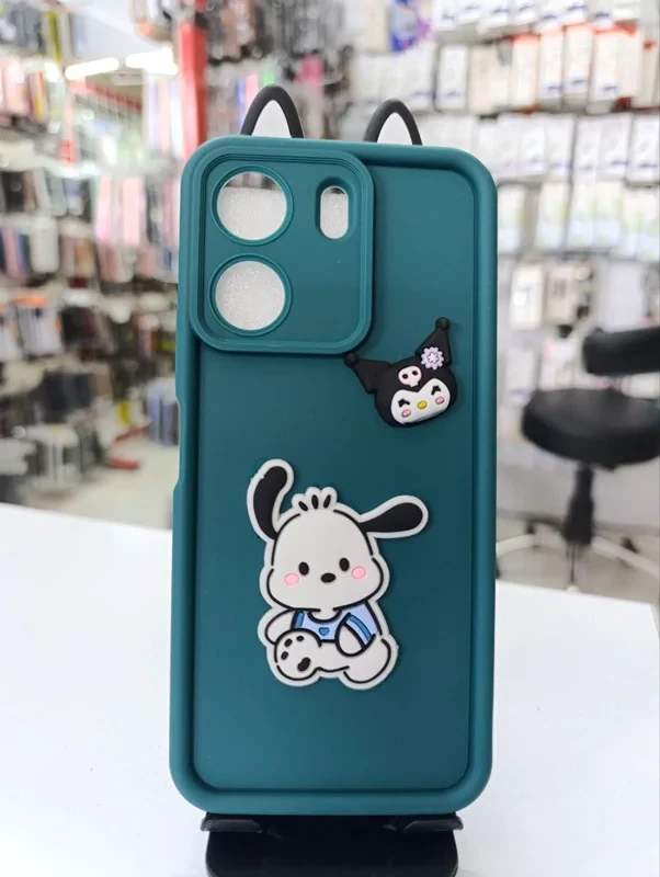 قاب سولید عروسکی سبز xiaomi poco c65