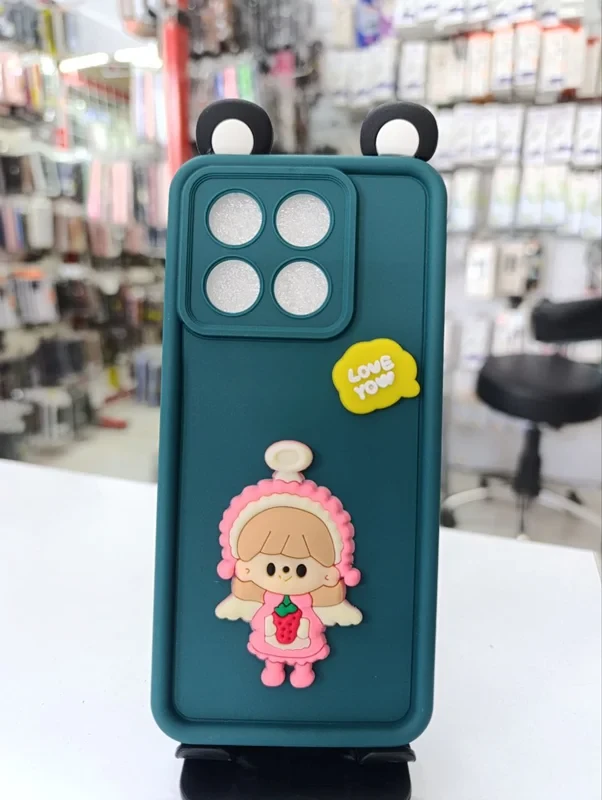 قاب سولید عروسکی سبز xiaomi poco x6 pro
