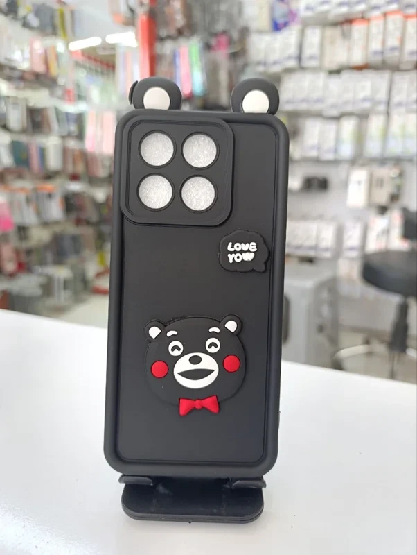 قاب سولید عروسکی مشکی xiaomi poco x6