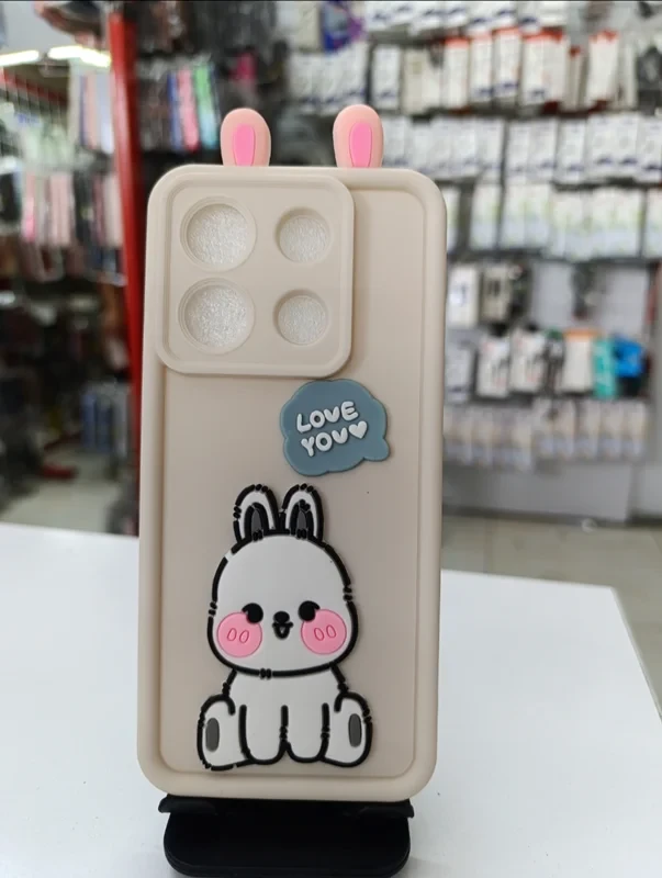 قاب سولید عروسکی کیتی سفید Xiame Poco X6 pro