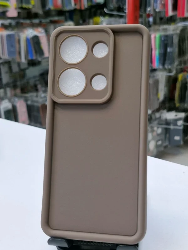 قاب سولید قهوه ای xiaomi poco m6 pro