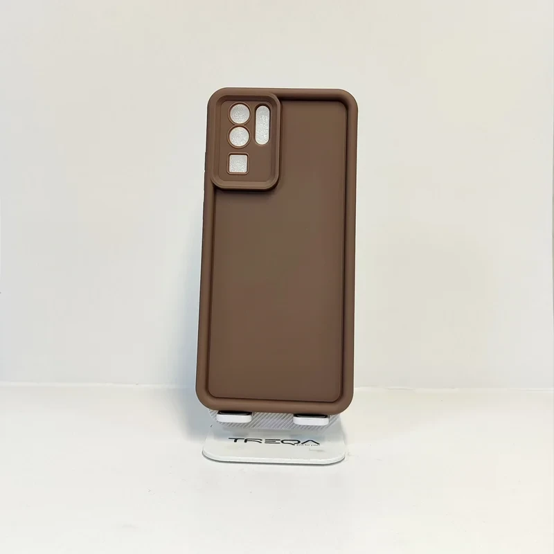 قاب سولید قهوه ای محافظ لنزدار Huawei p۳۰ pro