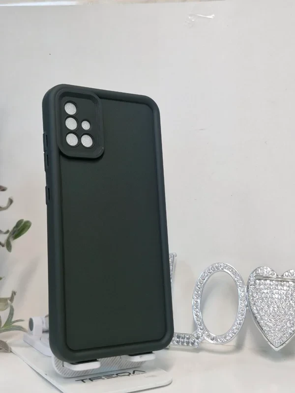 قاب سولید محافظ لنز دار مشکی Samsung galaxy a51