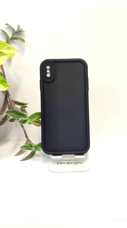 قاب سولید محافظ لنزدار آیفون Xs Max / مشکی / قاب iphone